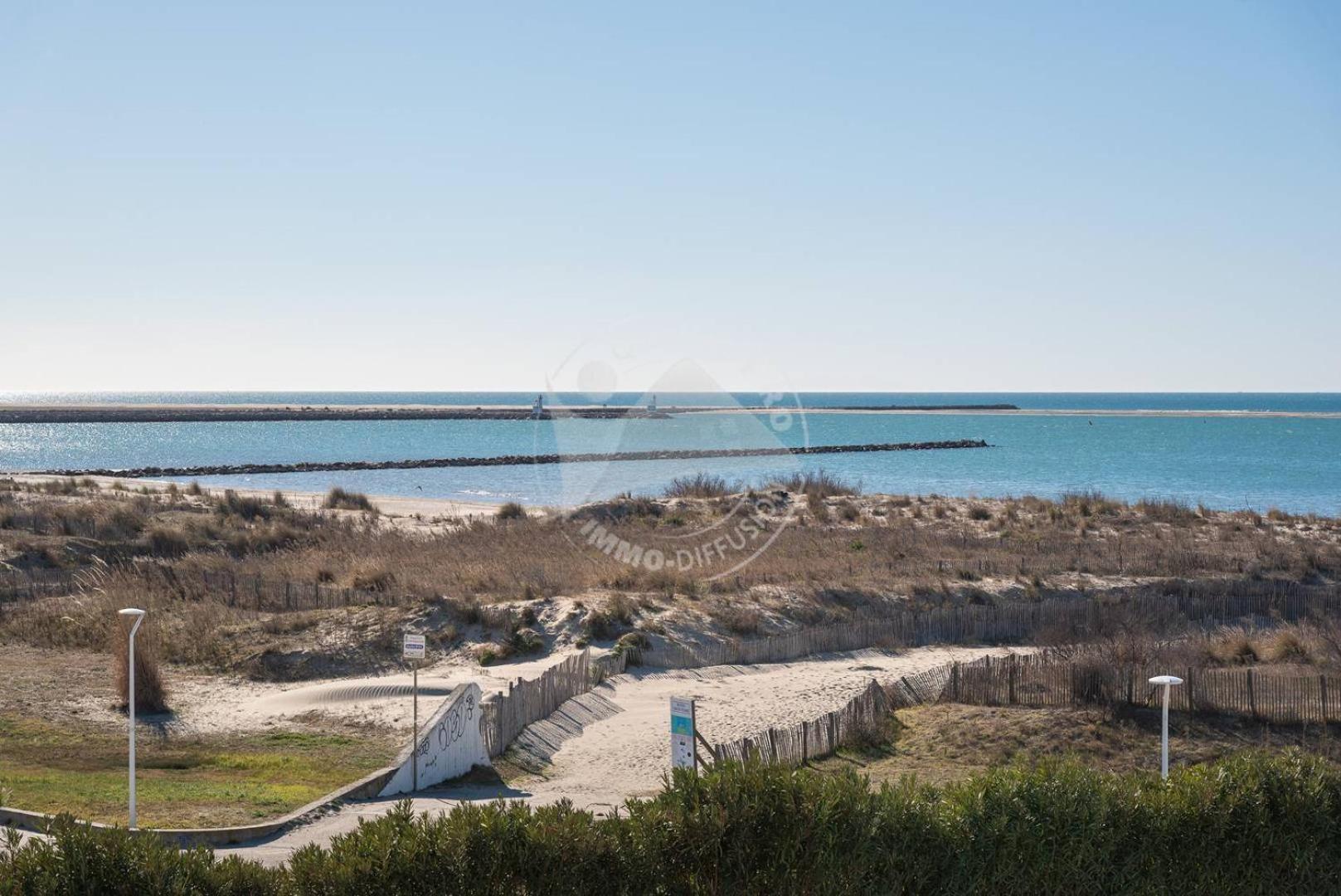 As21522 - P2 Climatise Avec Belle Vue Sur La Mer Avec Piscine Et Parking Prive Le Grau-du-Roi Exteriér fotografie